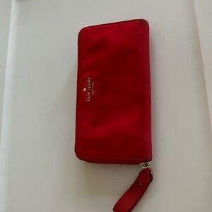 KATE SPADE Bright Red Nylon Wallet